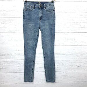 BDG Urban Outfitters Jeans Twig Skinny Super High Rise Frayed Hems 25 length 29"